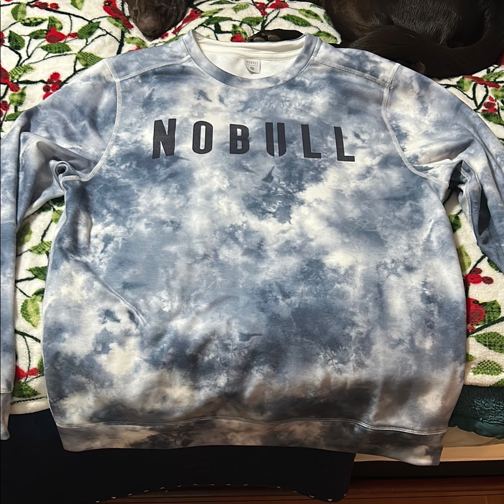 NOBULL Men's Cloudy Blue Crewneck Sweater